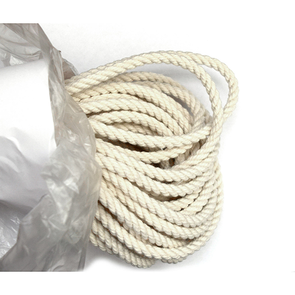 Natural Cotton Untreated Twisted Sash Cord Twine for Washing